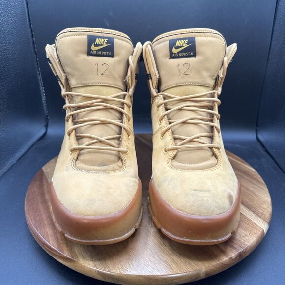 Nike Air Nevist 6 Haystack Mens Size 12 ACG Boots Tan Shoes 454402-772 - Picture 2 of 8